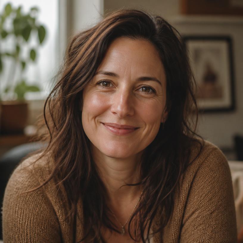 Judy Foster, smiling at home